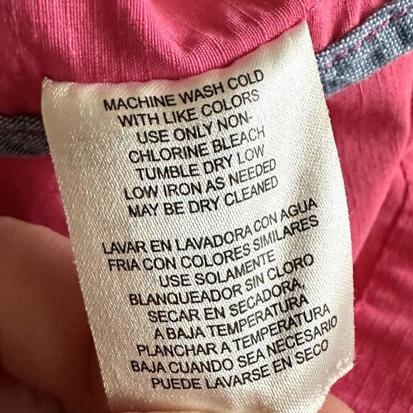 Caribbean Joe Jacket Women’s XL Utility Pink Pockets Button Up - Picture 5 of 7